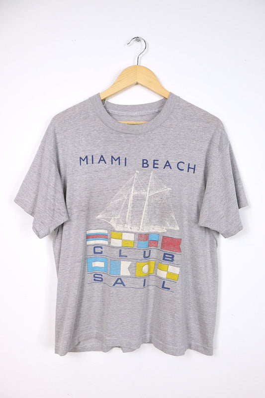 Vintage Miami Beach Club Sail Tee