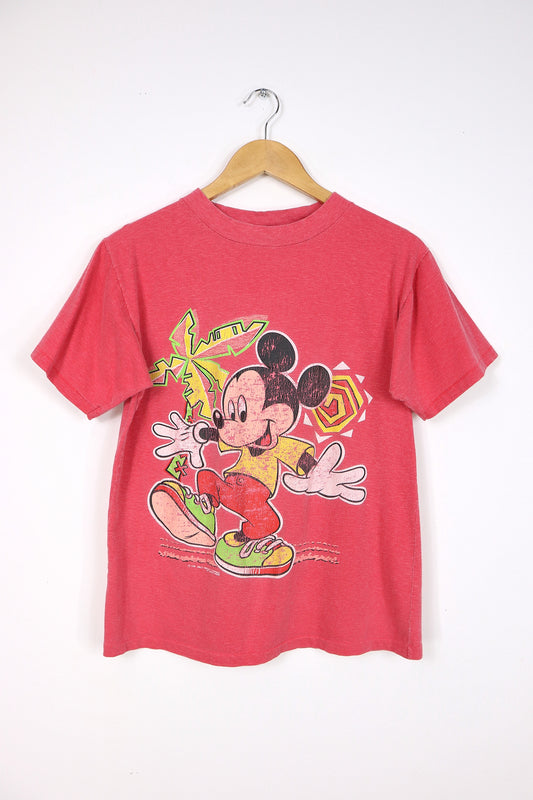 Vintage Red Mickey Mouse Tee