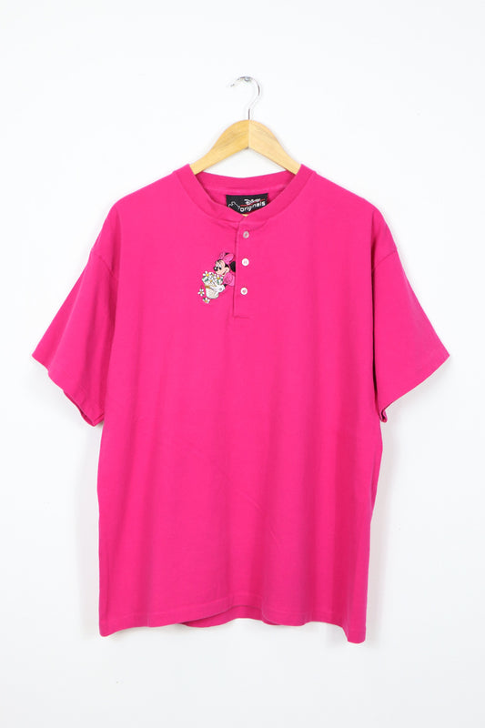 Vintage Embroiered Minnie Mouse Tee