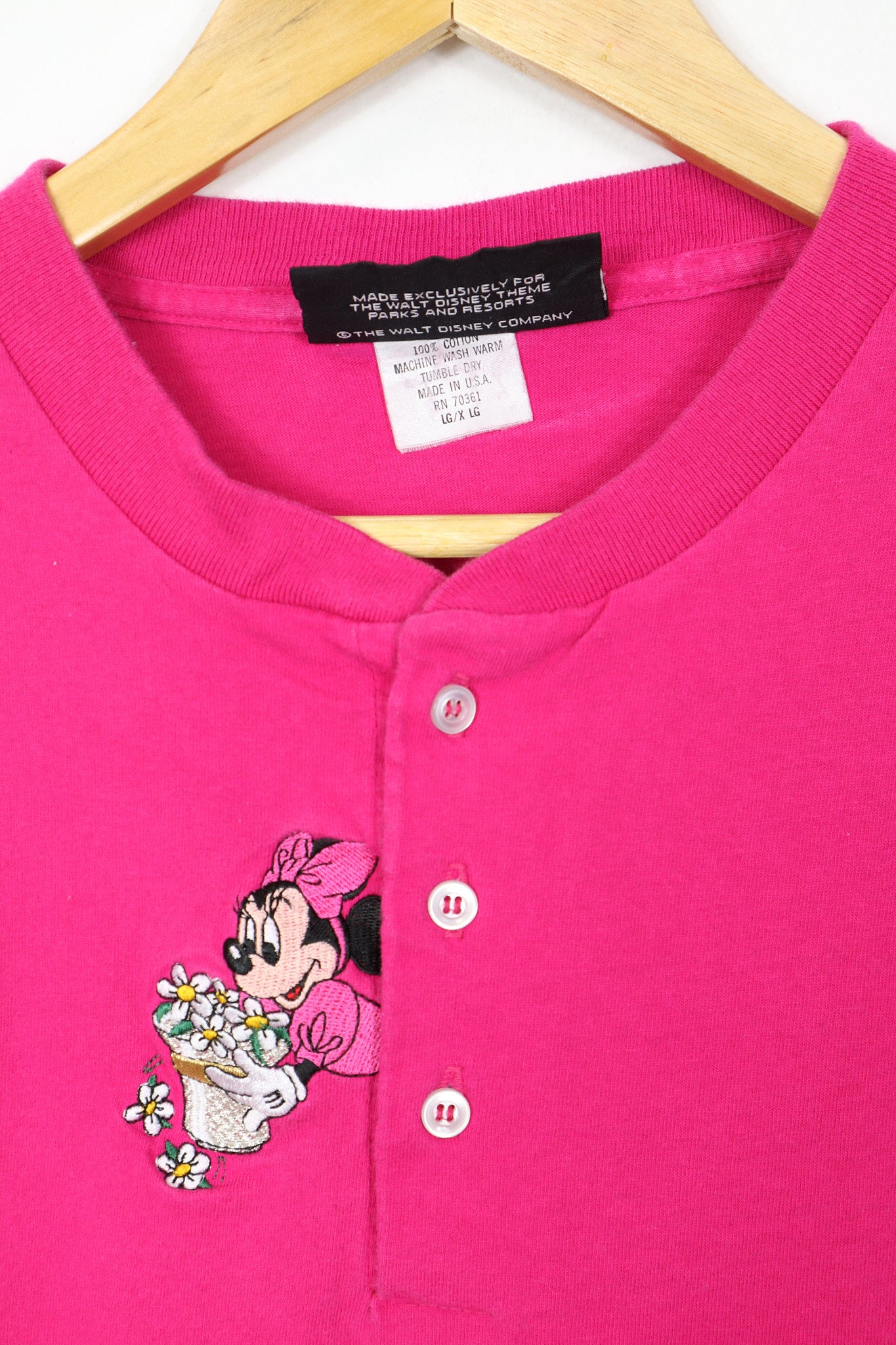 Vintage Embroiered Minnie Mouse Tee