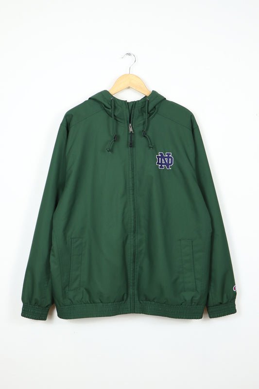 Vintage Notre Dame Hooded Jacket