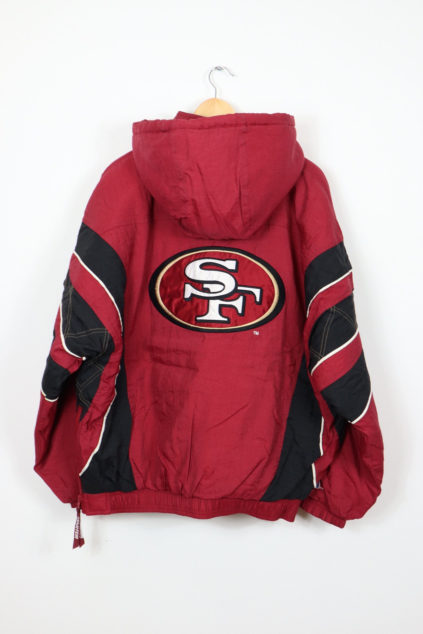 Vintage San Francisco 49ers Pullover Hooded Jacket