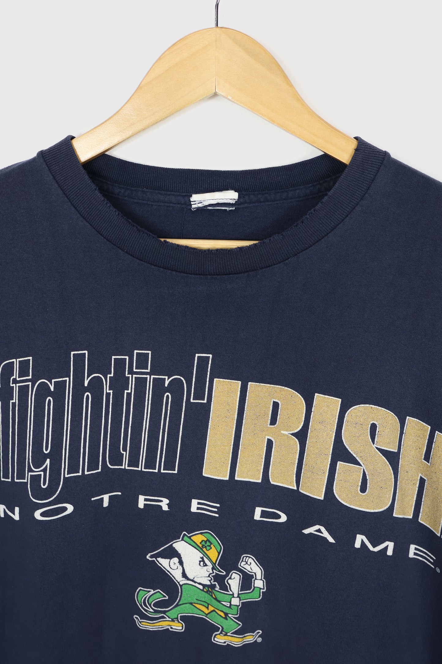 Vintage Frayed Notre Dame Tee