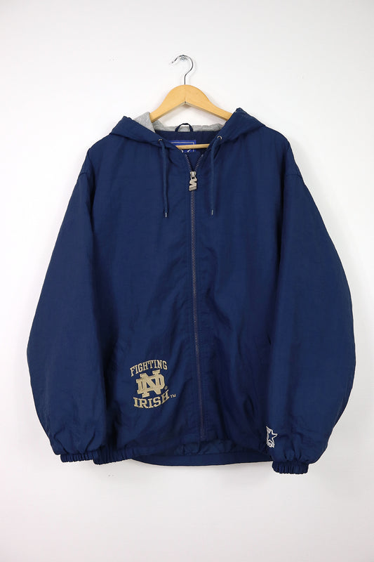 Vintage Notre Dame Starter Jacket