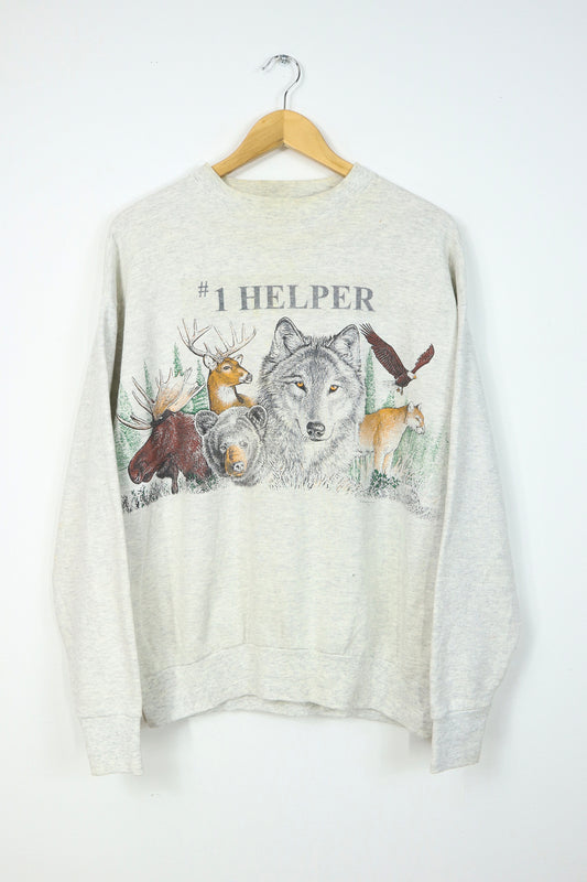 Vintage #1 Helper Animal Crewneck