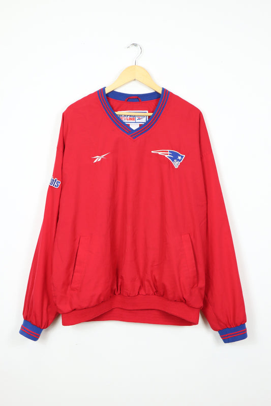 Vintage New England Patriots Red Pullover