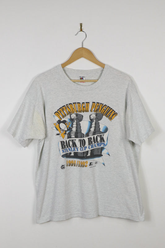 Pittsburgh Penguins Back to Back Stanley Cup Champions Tee