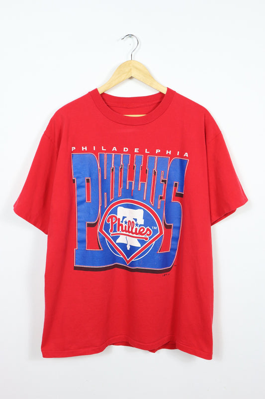 Vintage 1995 Philadelphia Philles Red Tee