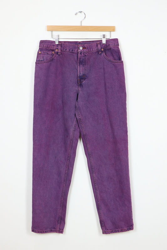 Vintage Reworked Overdyed Levis Relaxed Fit Jeans