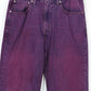 Vintage Reworked Overdyed Levis Straight Relaxed Fit Jeans