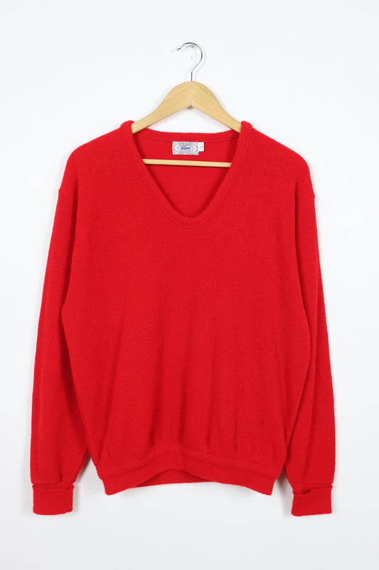 Vintage Lacoste Red Sweater