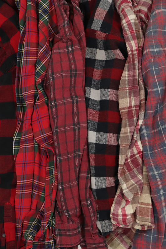 Mystery Plaid Flannel Button-Down Shirt