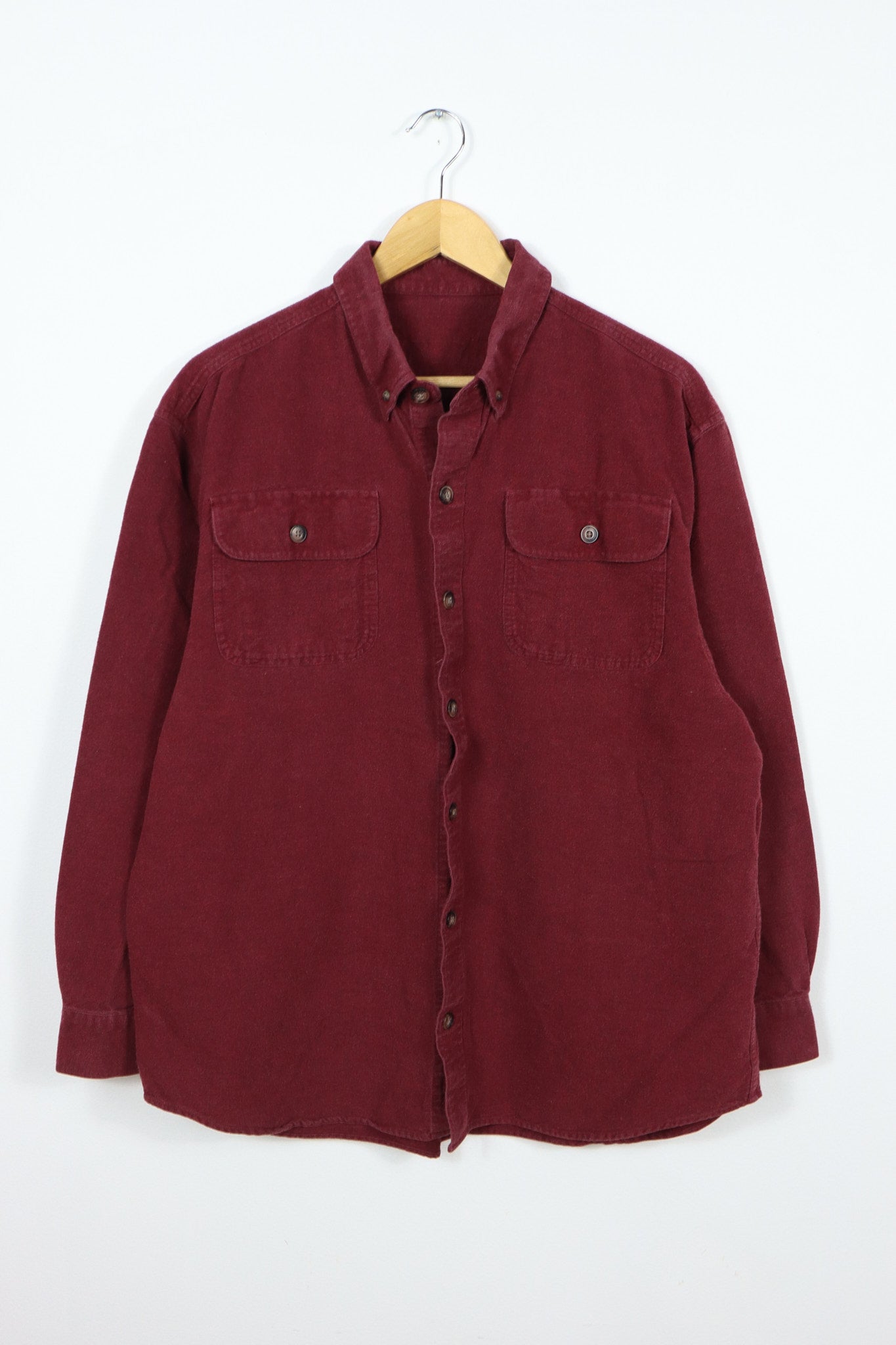 Vintage Red Flannel Button-Down 02