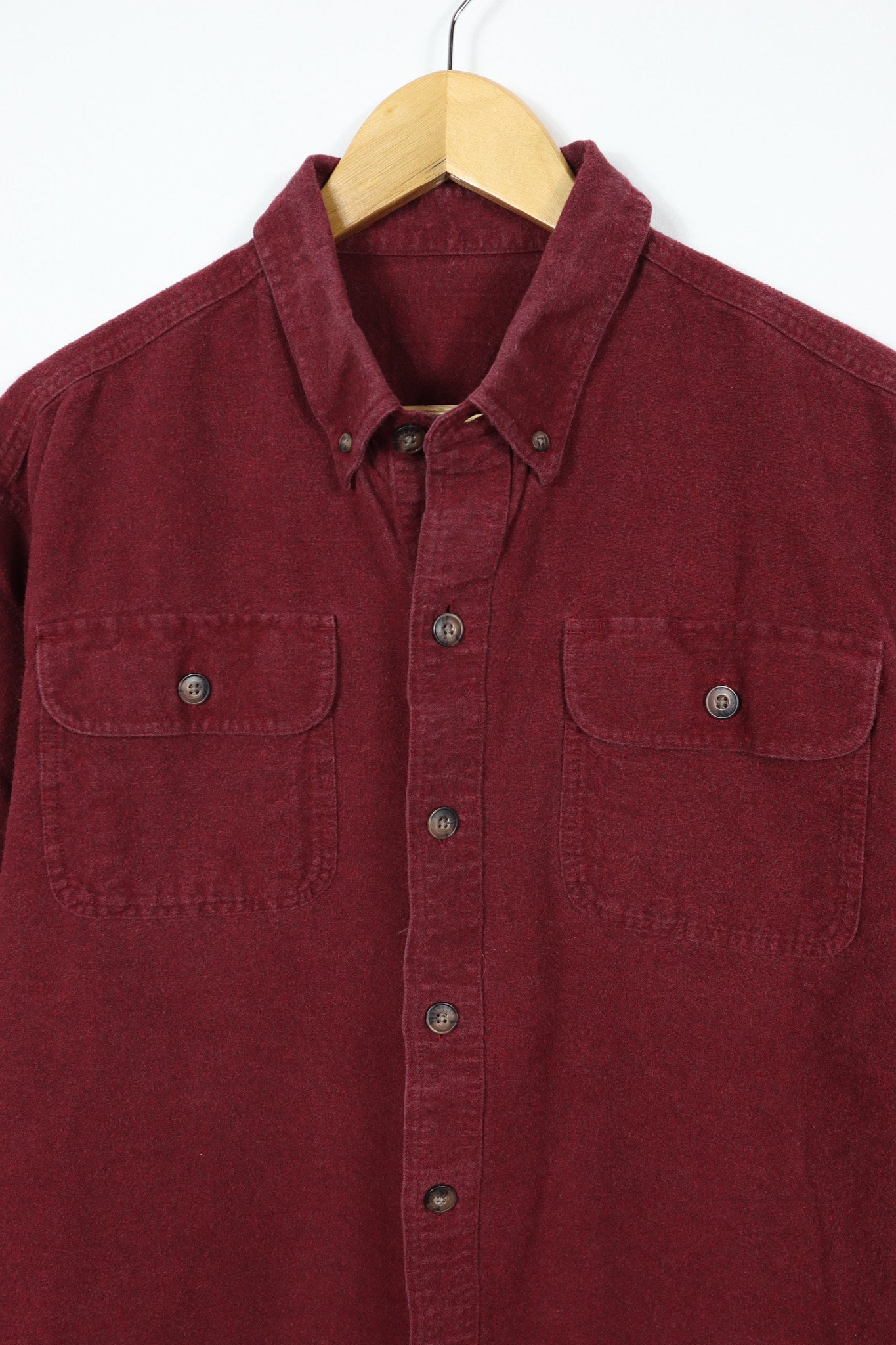 Vintage Red Flannel Button-Down 02