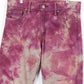 Vintage Reworked Red Dyed 514 Levi's Jeans (womens)