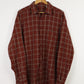 Red Button-Down Shirt