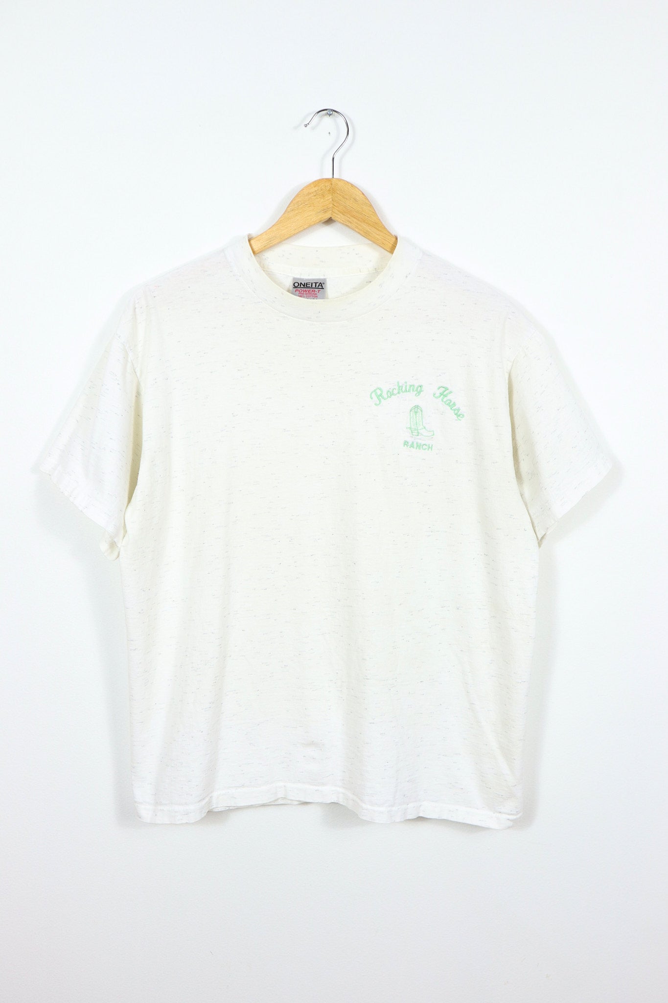 Vintage Embroidered Rocking Horse Ranch Tee