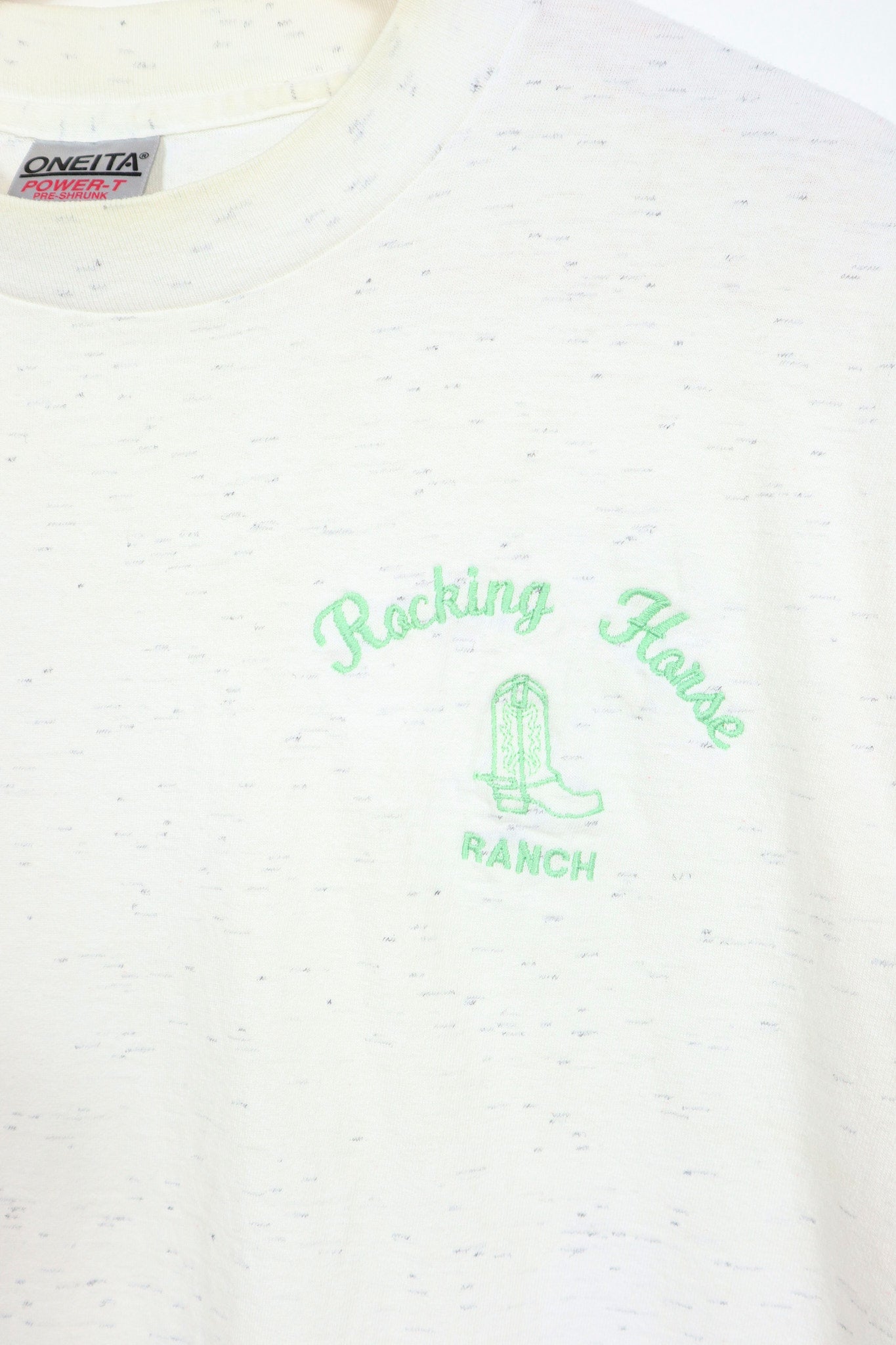 Vintage Embroidered Rocking Horse Ranch Tee