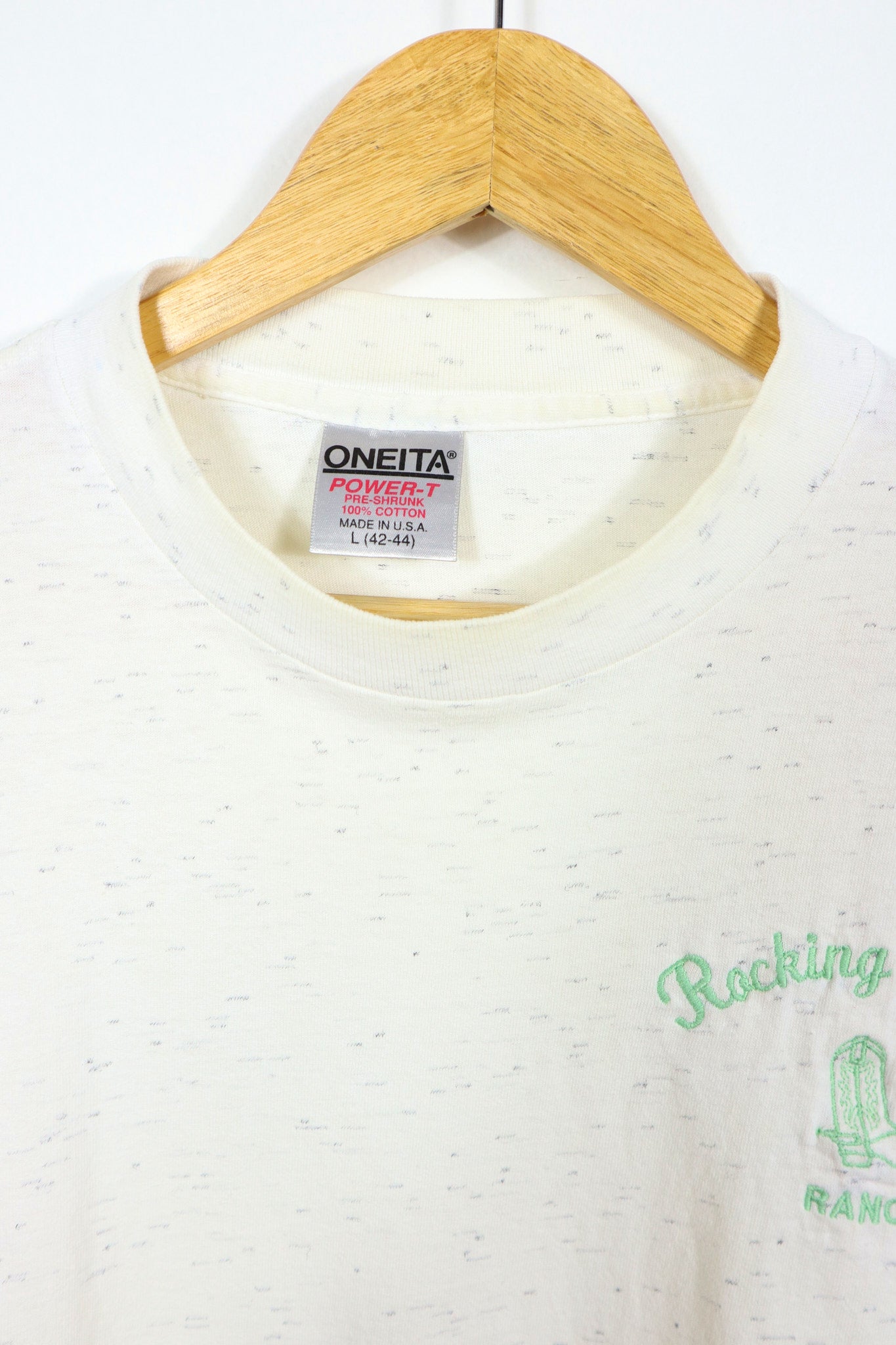 Vintage Embroidered Rocking Horse Ranch Tee