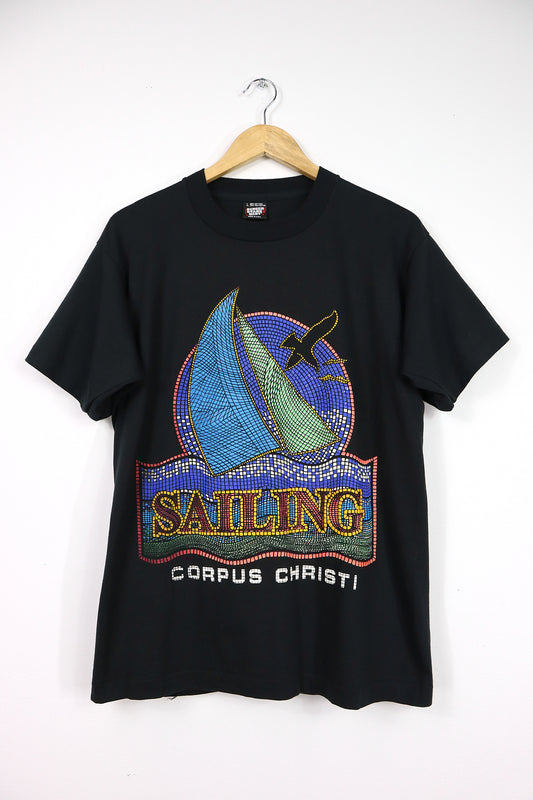 Vintage Sailing Corpus Christi Tee