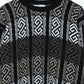 Vintage Black Pattern Sweater