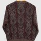 Vintage Red Pattern Sweater