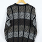 Vintage Black Pattern Sweater