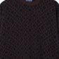 Vintage Brown Pattern Sweater