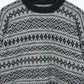 Vintage Grey Pattern Sweater