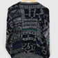 Vintage Black Pattern Sweater