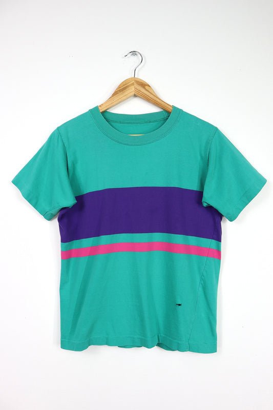 Vintage Striped Teal Tee