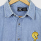 Vintage Tweety Denim Button-Down Shirt