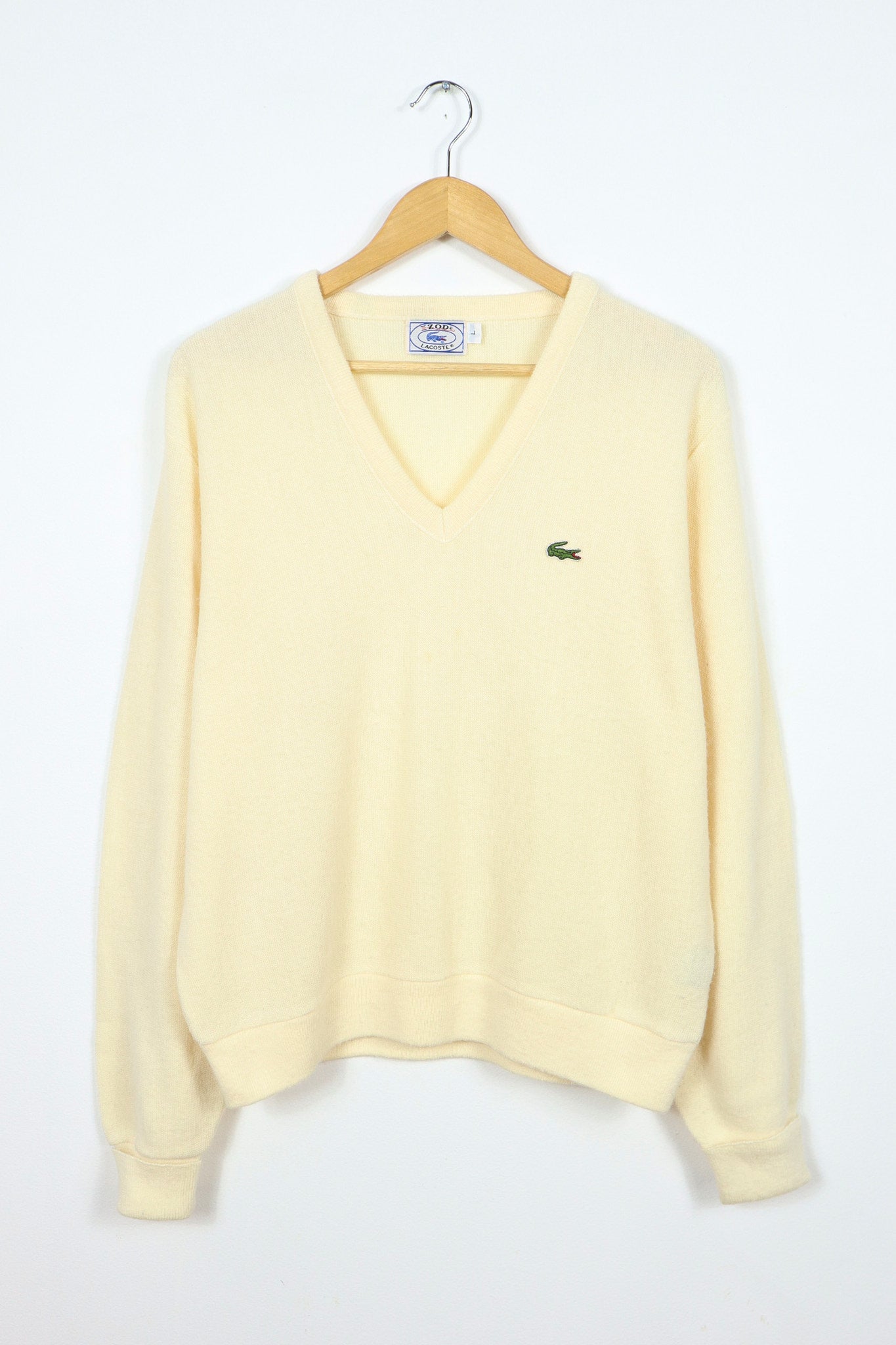 Vintage Lacoste White Sweater