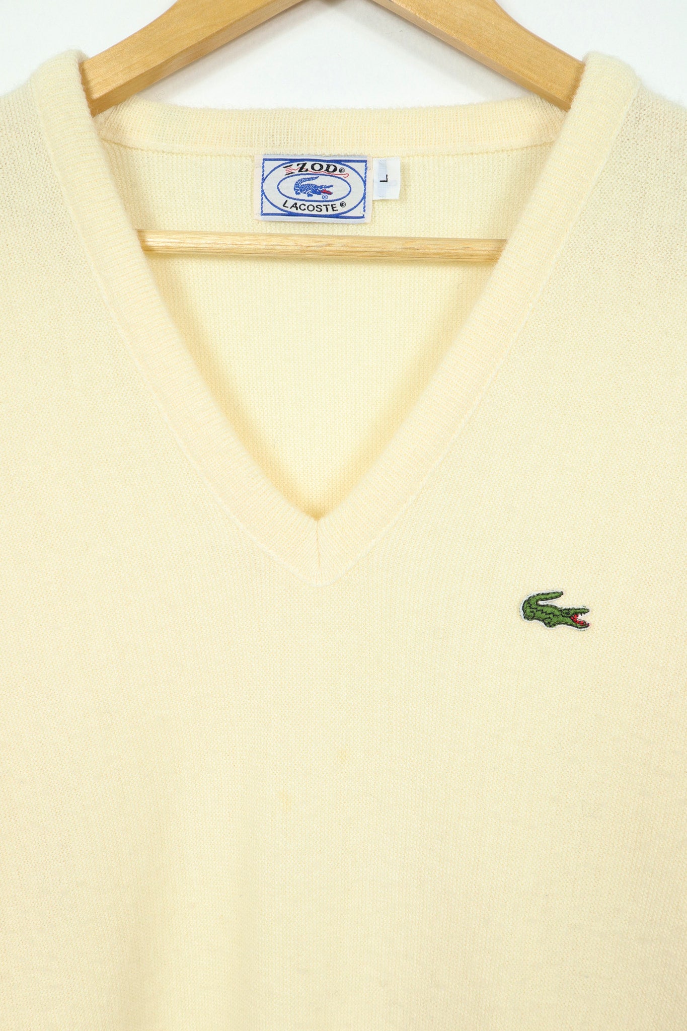Vintage Lacoste White Sweater