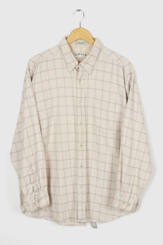 Vintage Plaid Button-Down Shirt