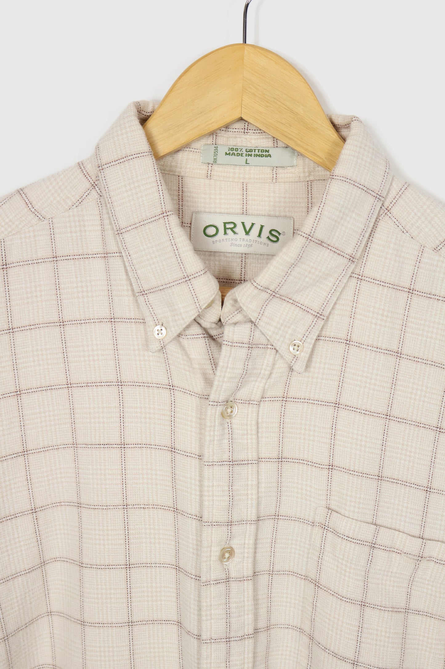 Vintage Plaid Button-Down Shirt