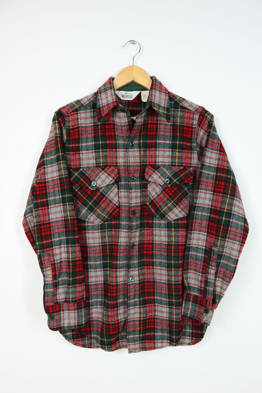 Vintage Woolrich Plaid Button-Down Shirt