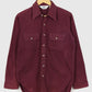 Vintage Woolrich Red Flannel Button-Down Shirt