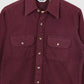 Vintage Woolrich Red Flannel Button-Down Shirt