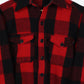 Vintage Woolrich Heavyweight Red Plaid Shirt Jacket