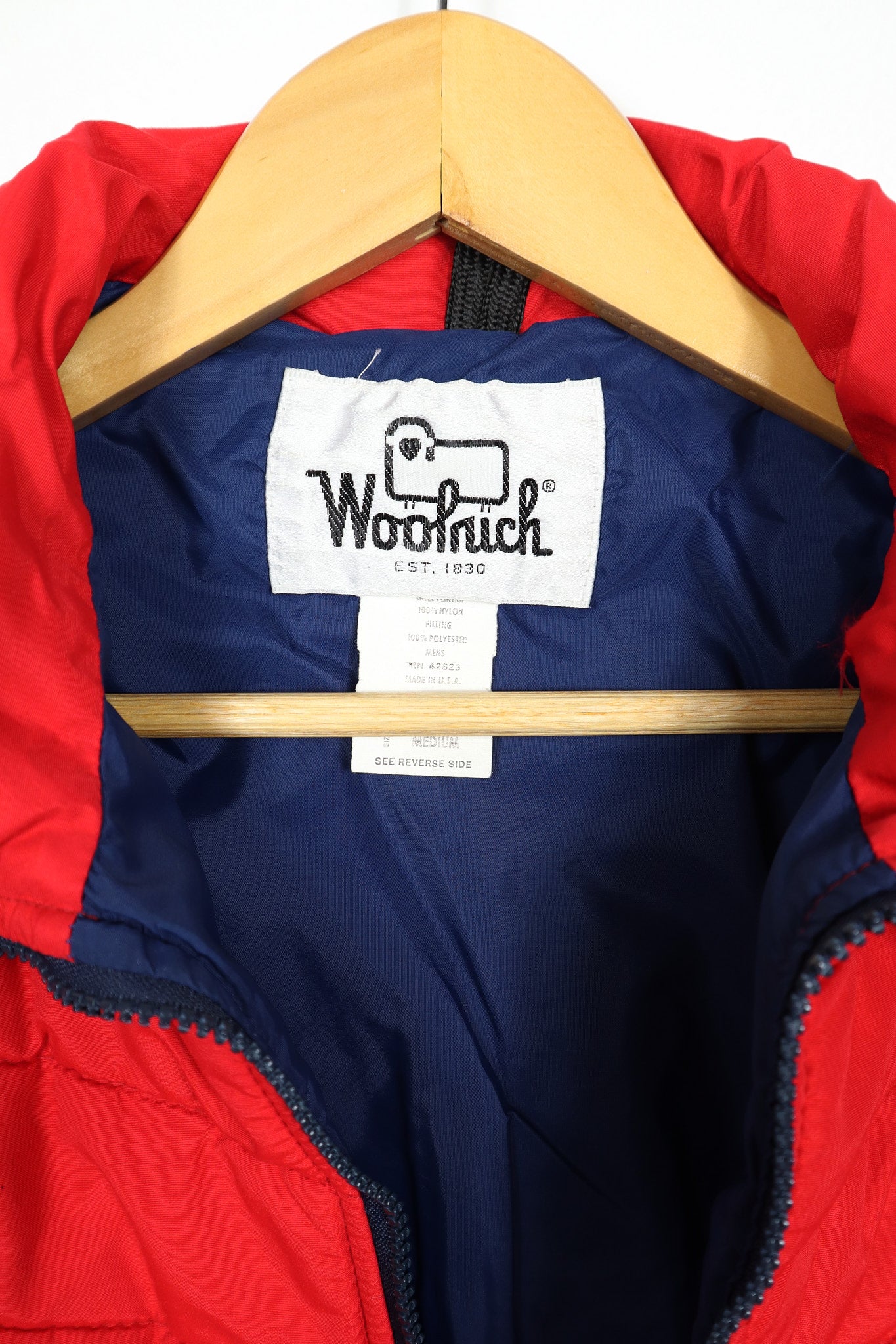Vintage Woolrich Red Puffer Jacket