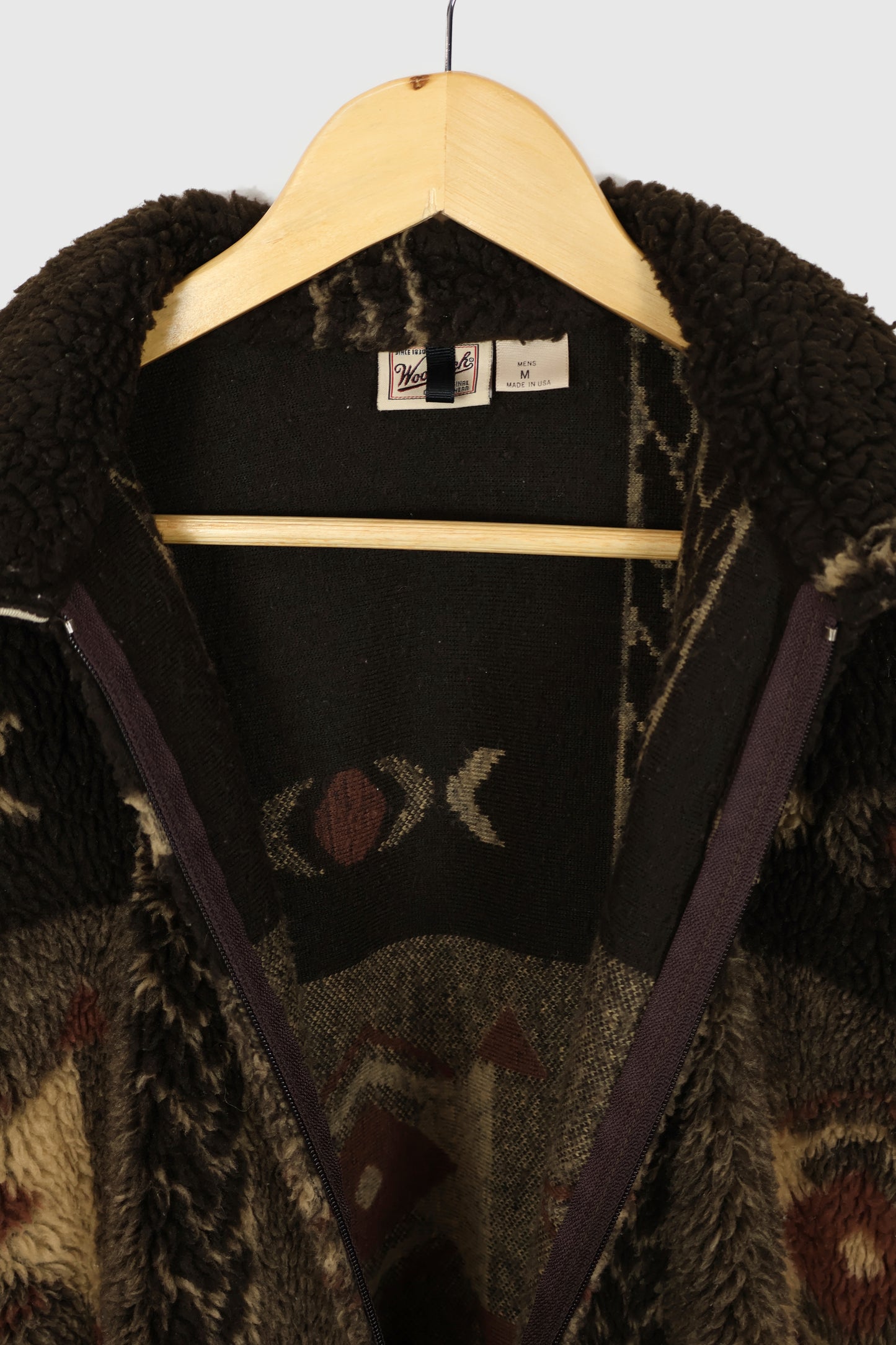 Vintage Woolrich Full Zip Fleece Jacket
