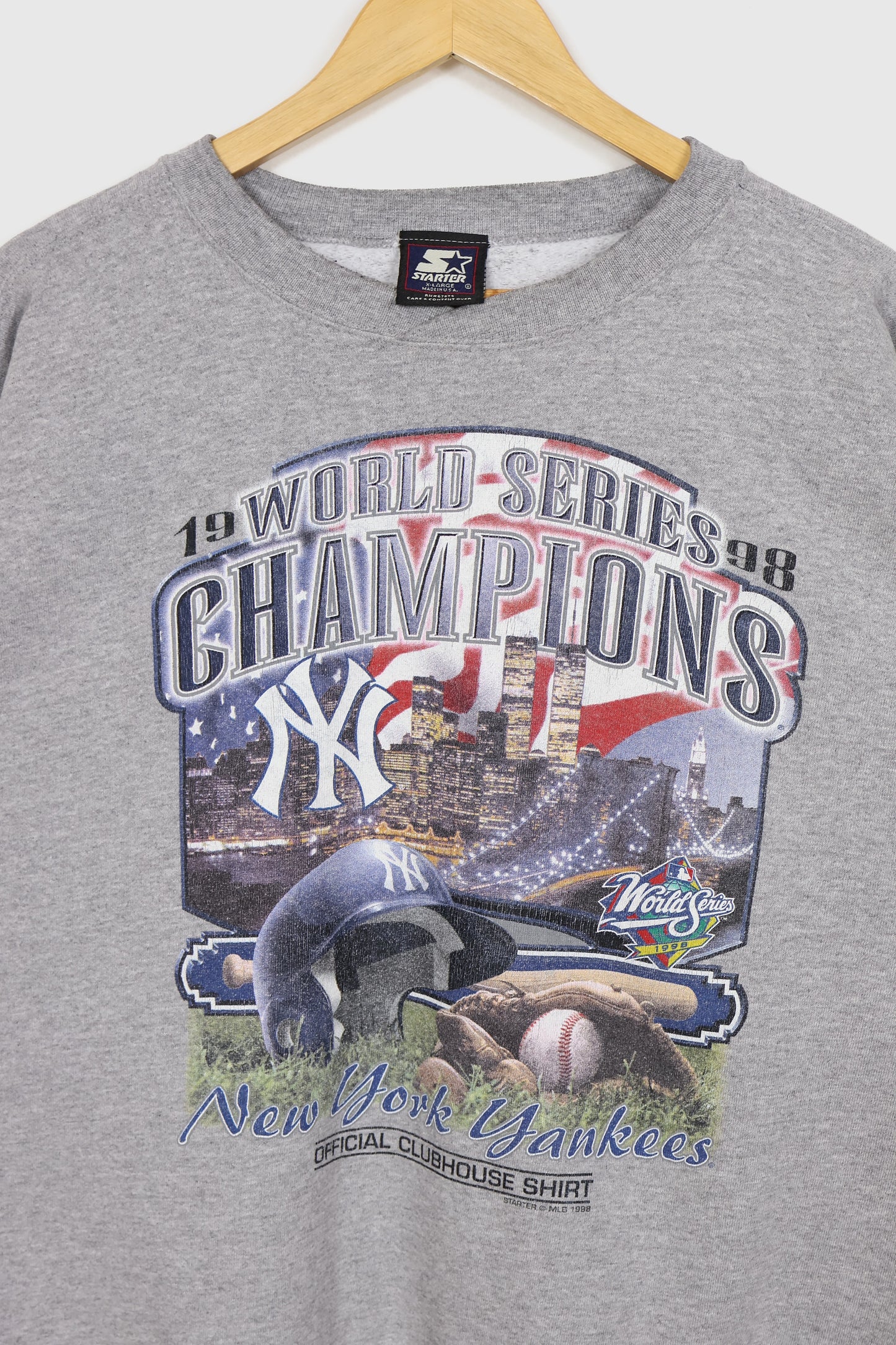 Vintage New York Yankees 1998 World Series Champions Crewneck