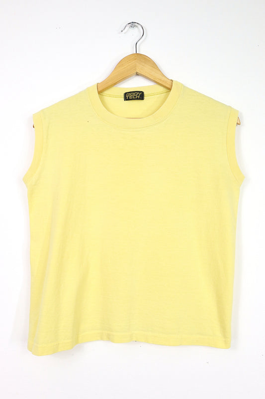 Vintage Yellow Sleeveless Tee